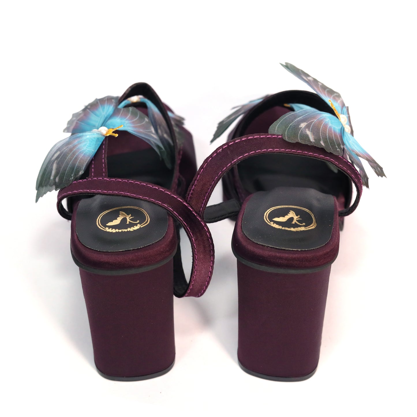Women Open Toe Butterfly Elevation Heel