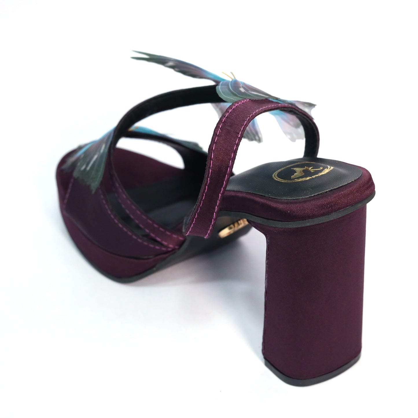 Women Open Toe Butterfly Elevation Heel