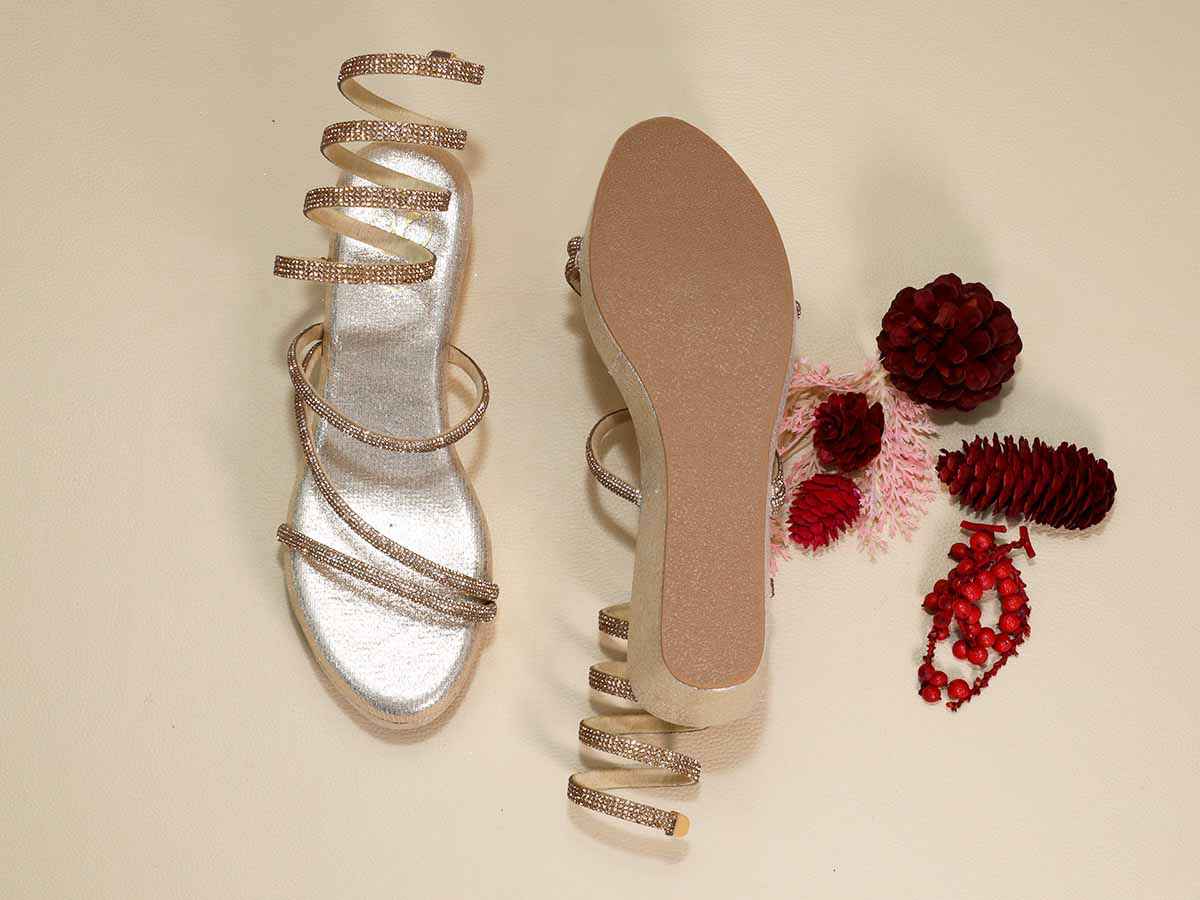 Baby Gold Spring Wedges