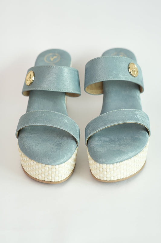 Blue Open Toe Board Fit wedge