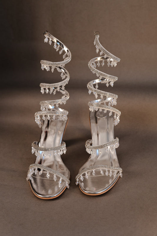 Silver Spring Open Toe Heel Sandals