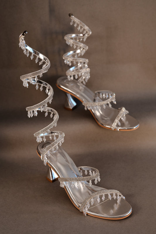 Silver Spring Open Toe Heel Sandals