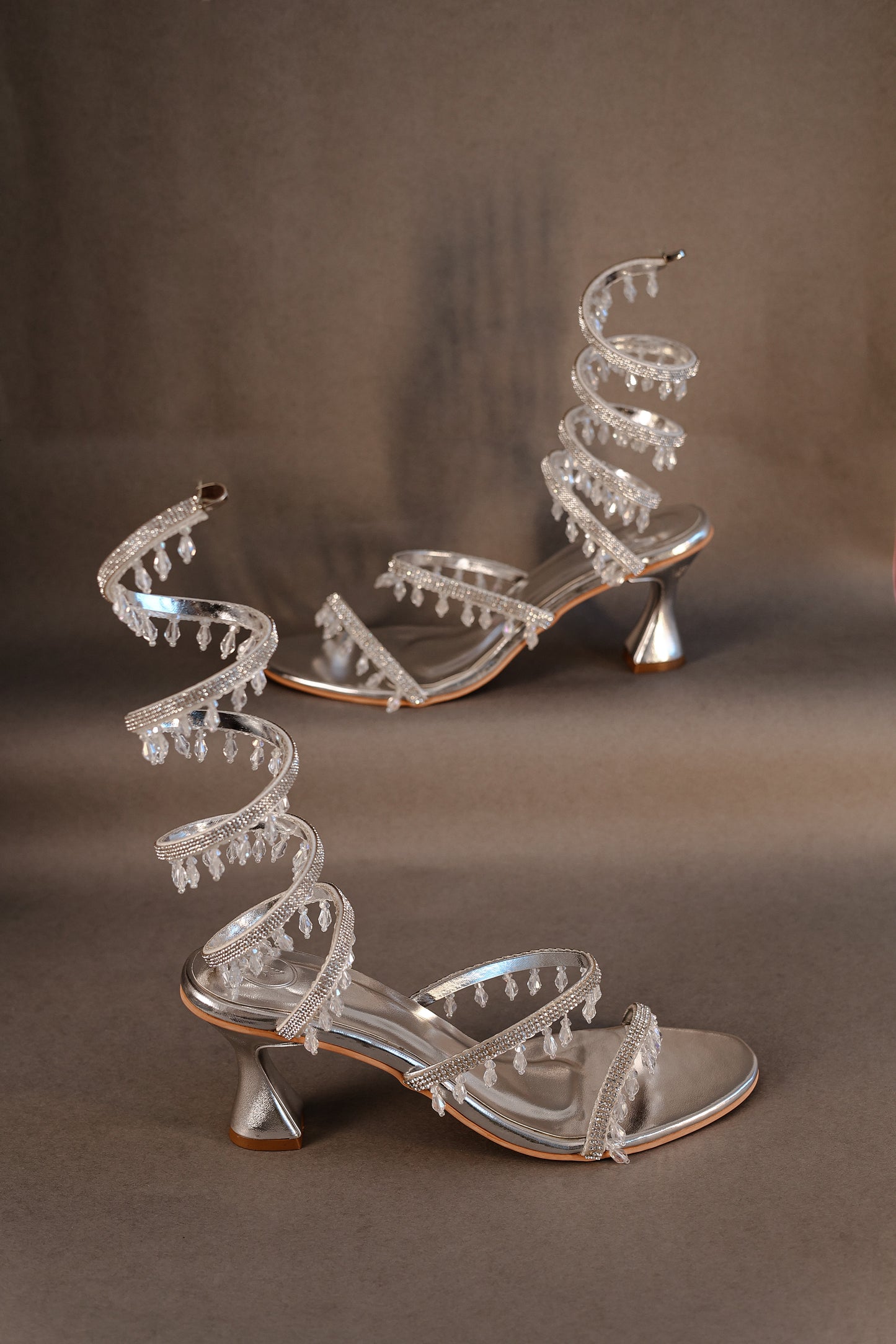 Silver Spring Open Toe Heel Sandals