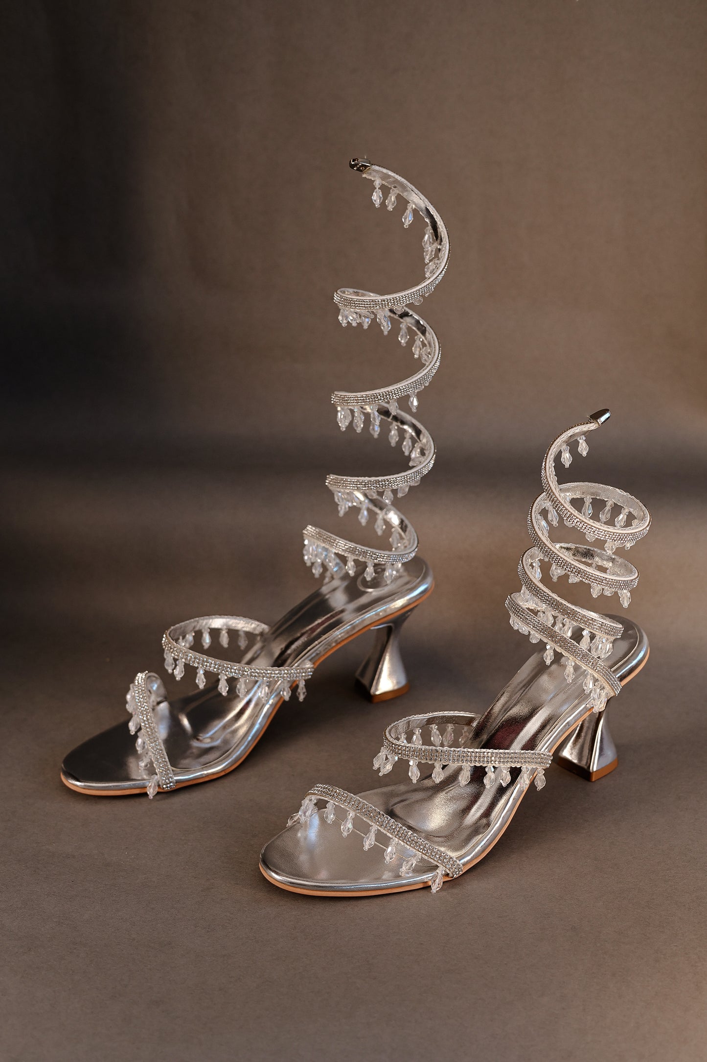 Silver Spring Open Toe Heel Sandals