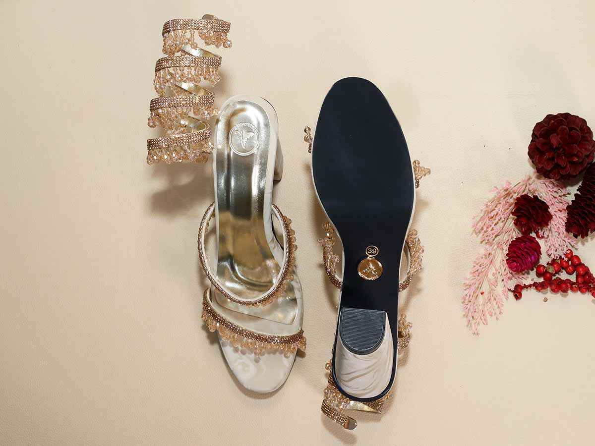 Glitz Spring Beige Levated Elevations Heel