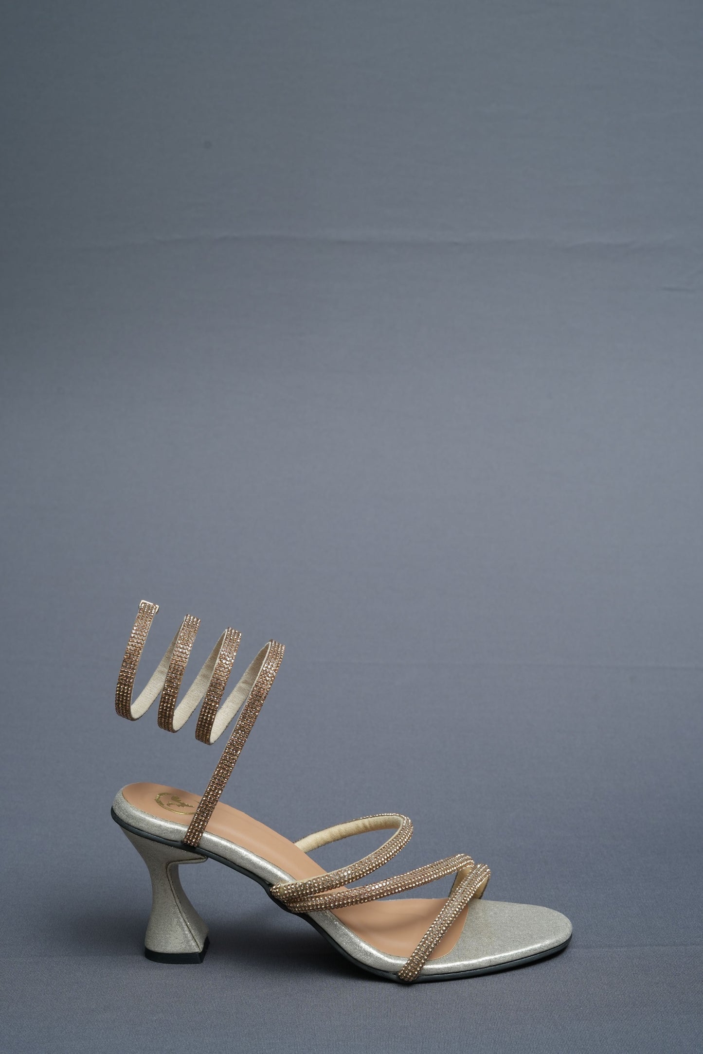 Champagne Gold Spring Heel Sandal