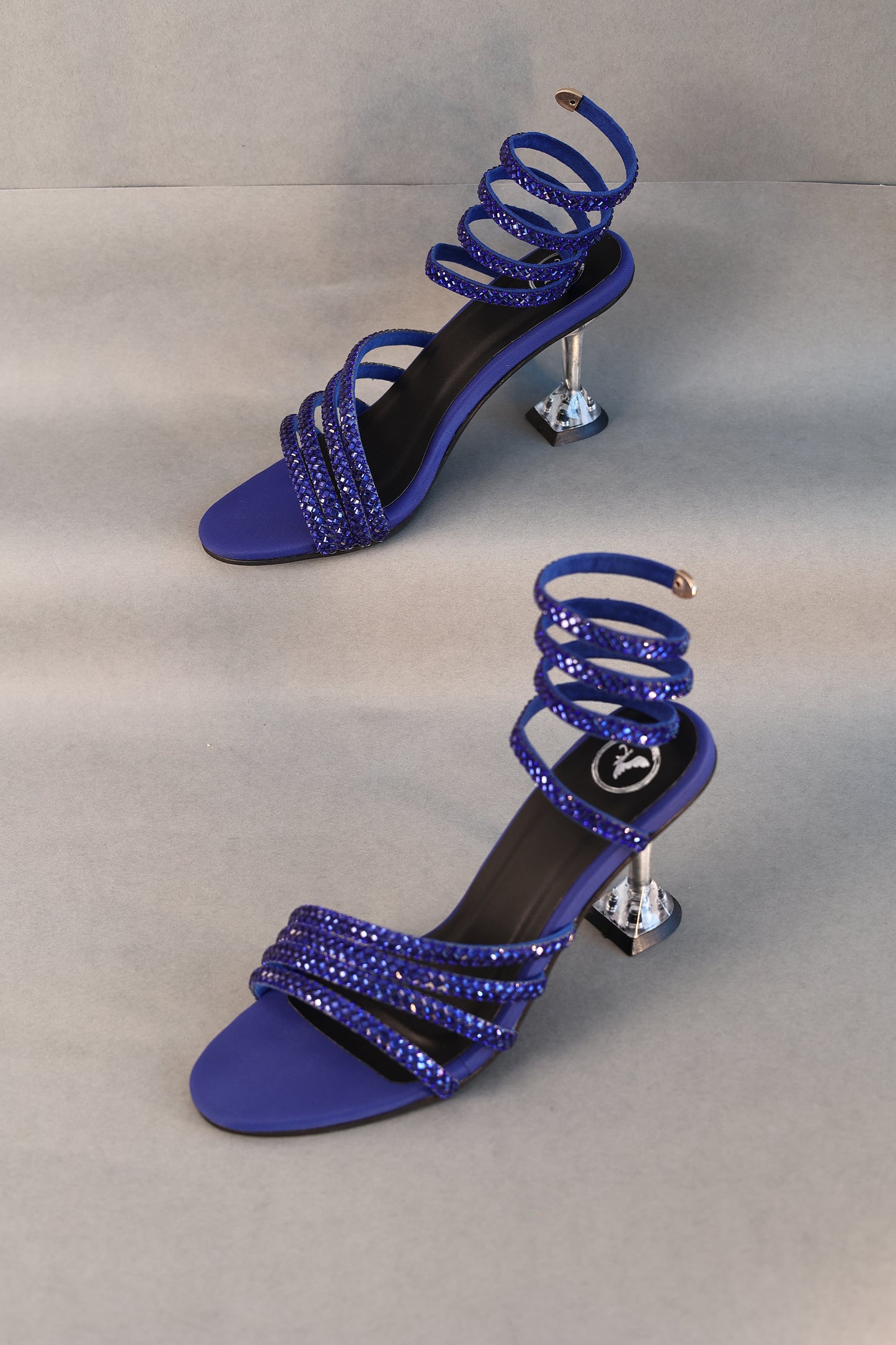 Blue Spring Heel Sandal