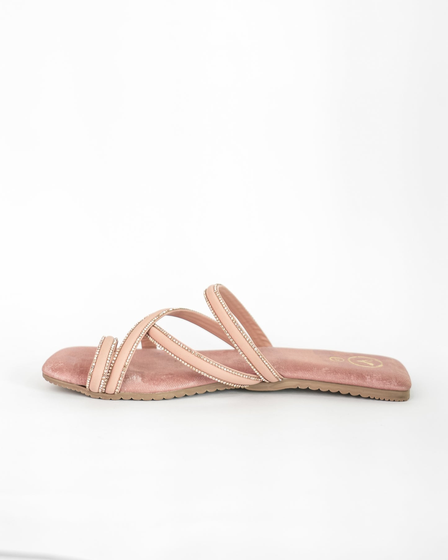 Pink Open Toe Slip-on closure Asha Flats