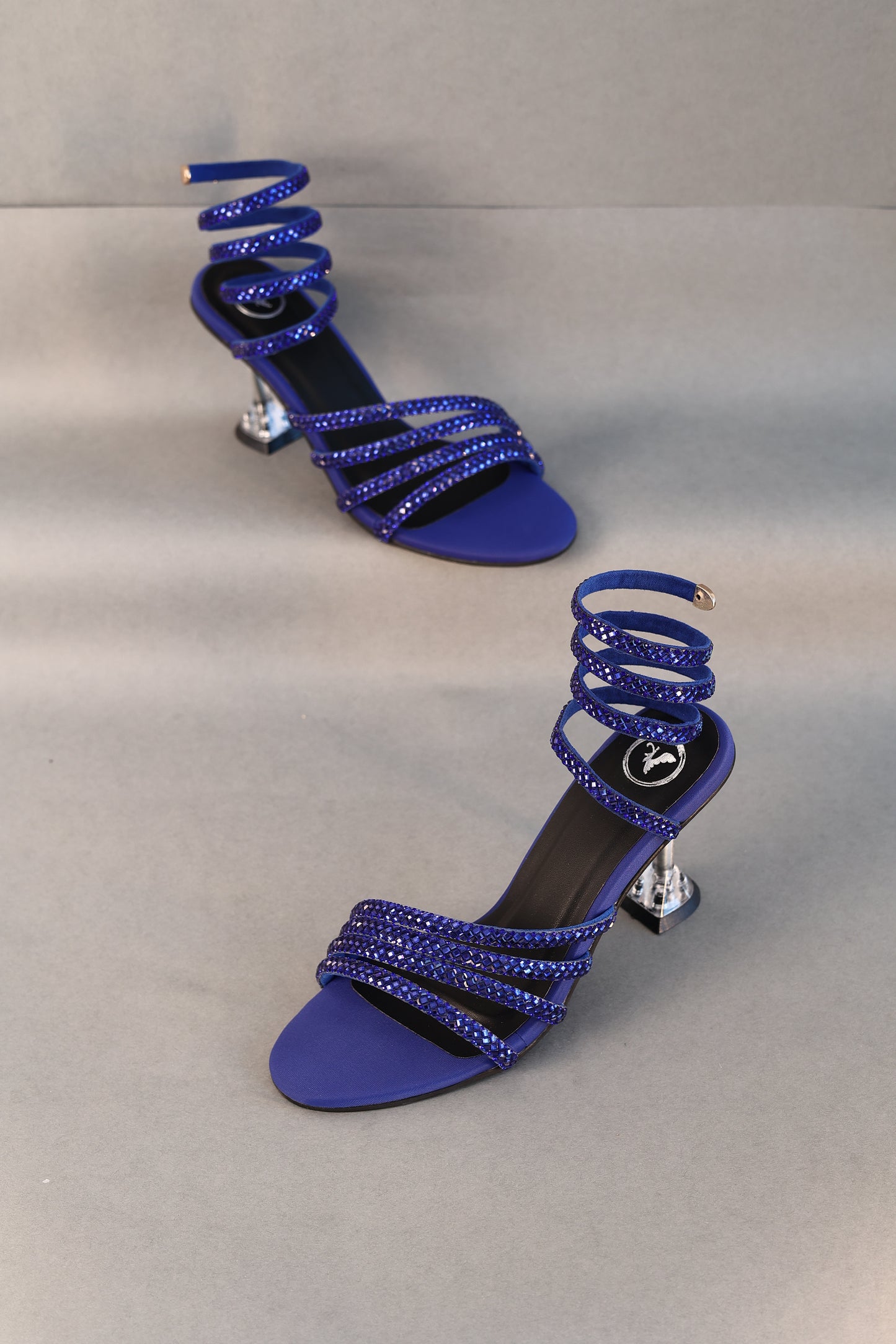 Blue Spring Heel Sandal