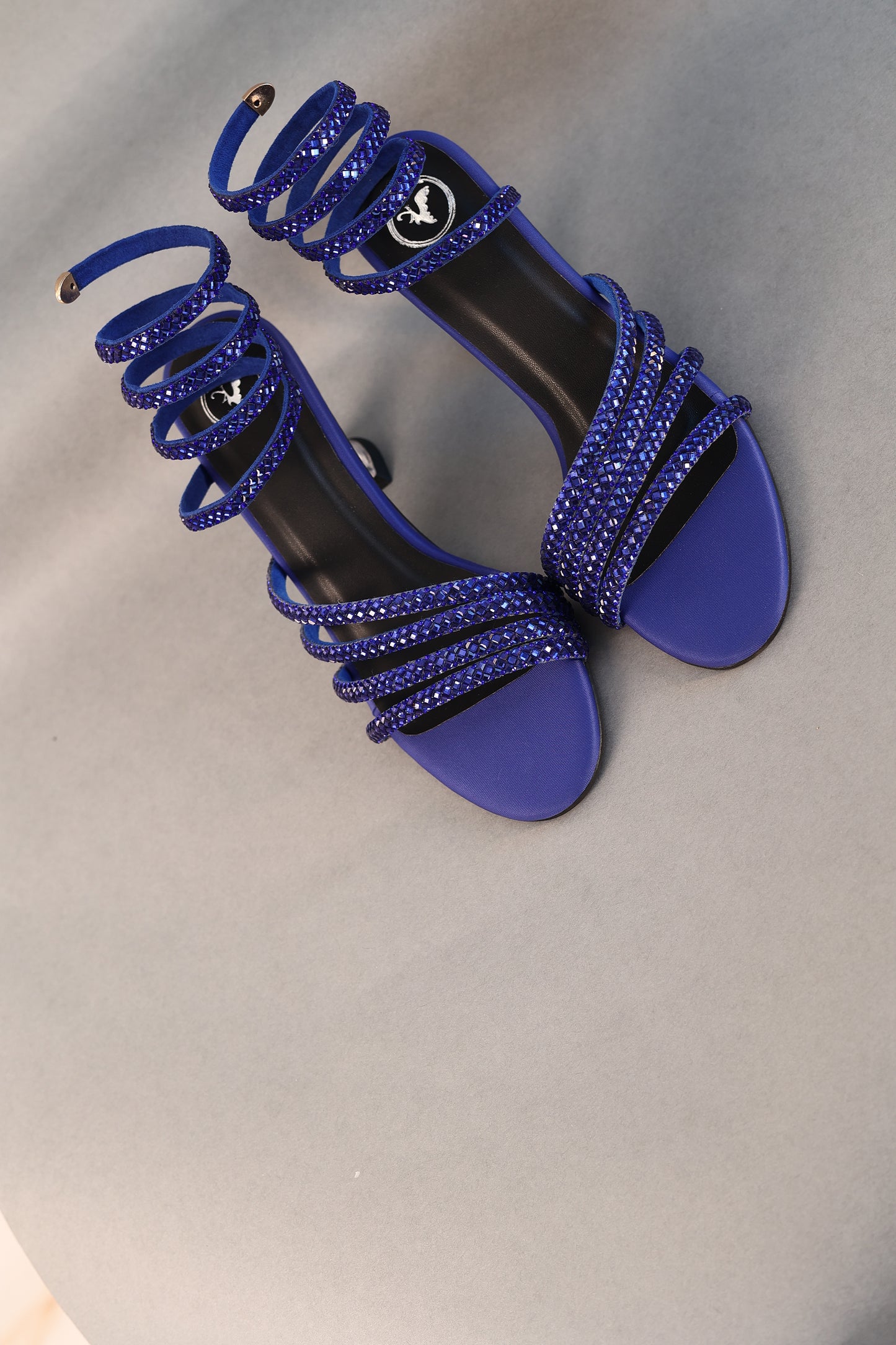 Blue Spring Heel Sandal