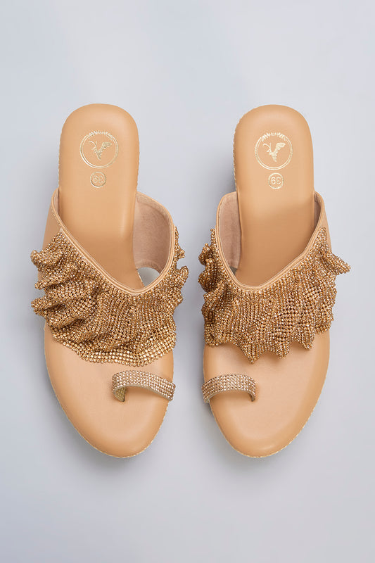 Pink Vegan Leather & Jute Wedges