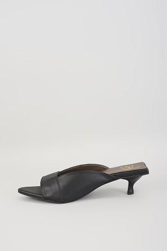 Zara Black Kitten Heel