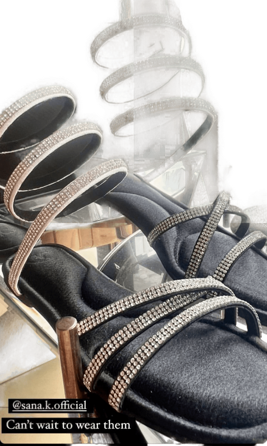 Black Flat Spring Tie Up Heels Sandals