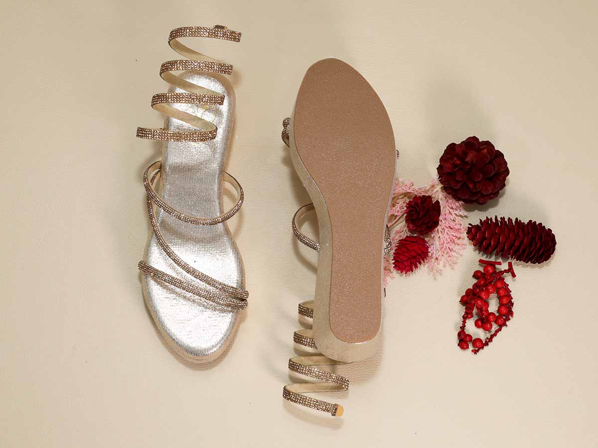 Baby Gold Spring Wedges