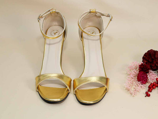Gold Basic Pencil Heel