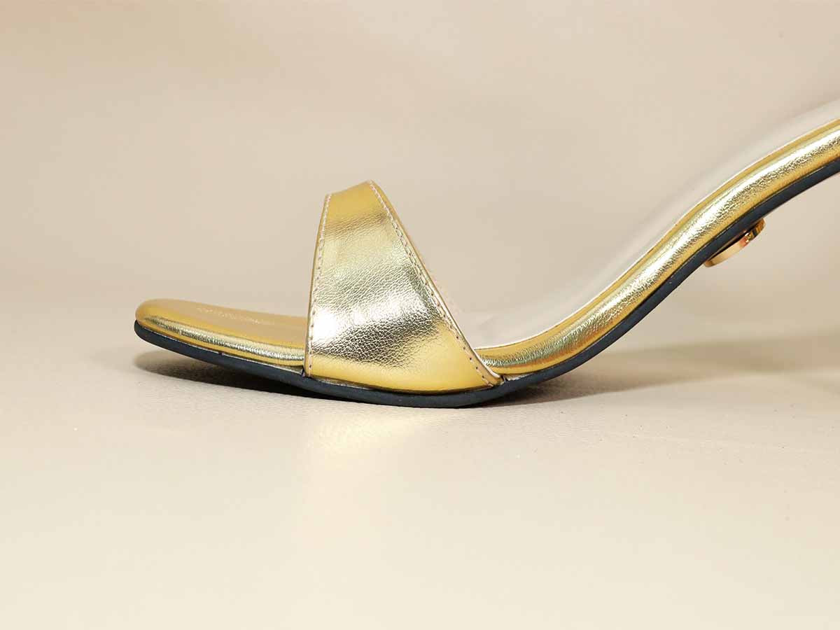 Gold Basic Pencil Heel