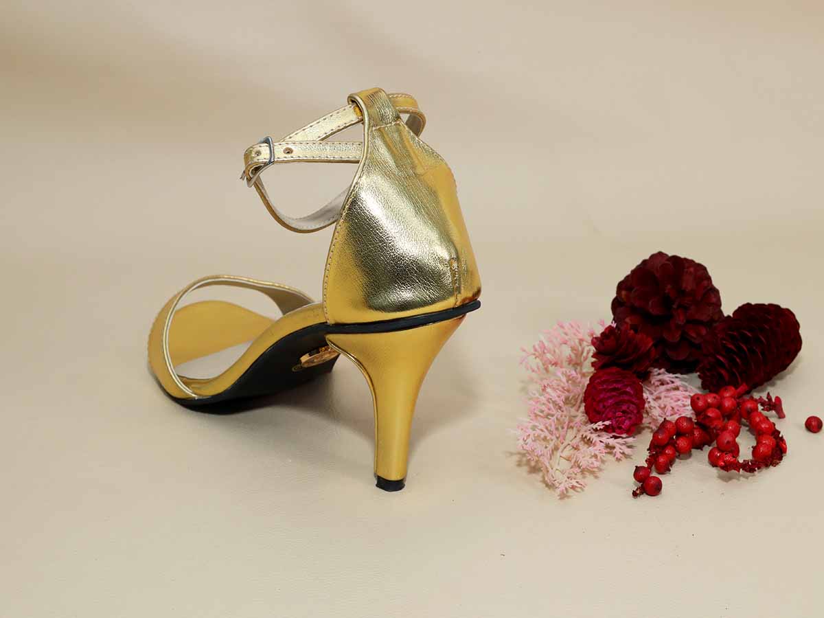 Gold Basic Pencil Heel