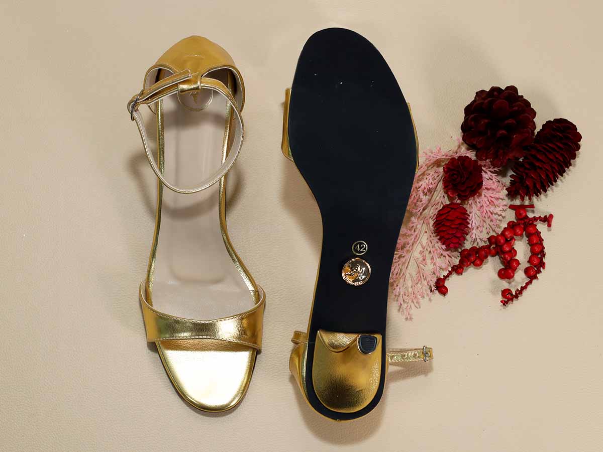 Gold Basic Pencil Heel