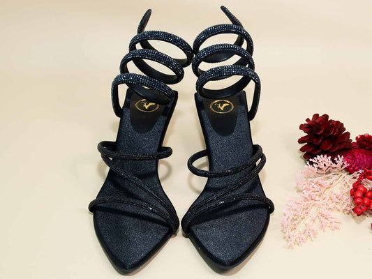 Black Panther Kitten Heel