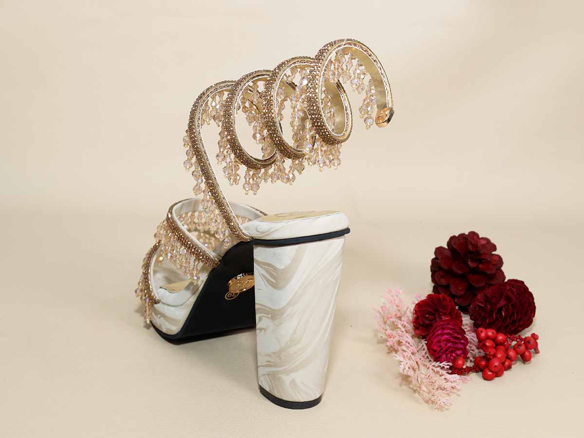 Glitz Spring Beige Levated Elevations Heel