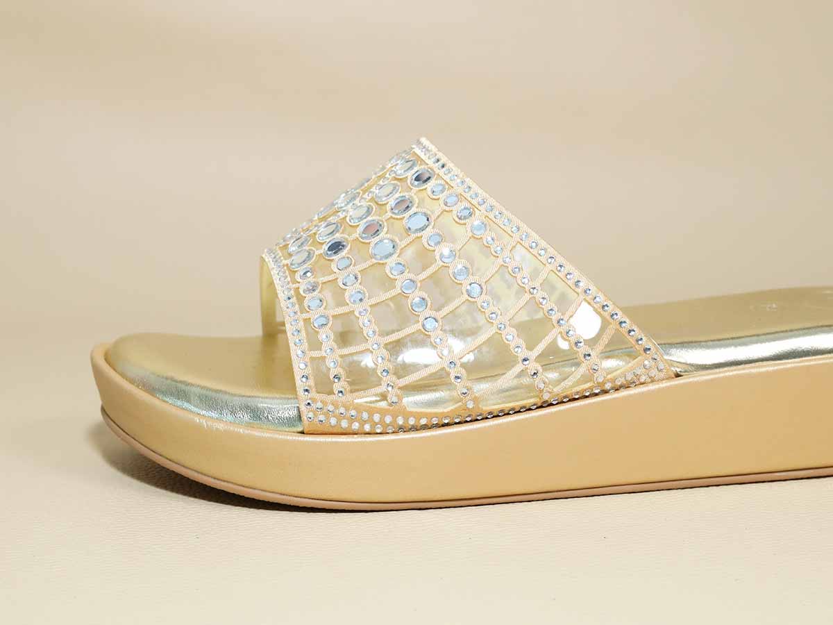 Gold Mirror Wedges