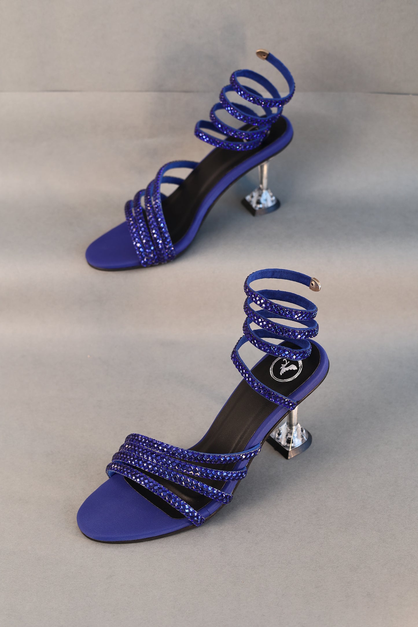 Blue Spring Heel Sandal