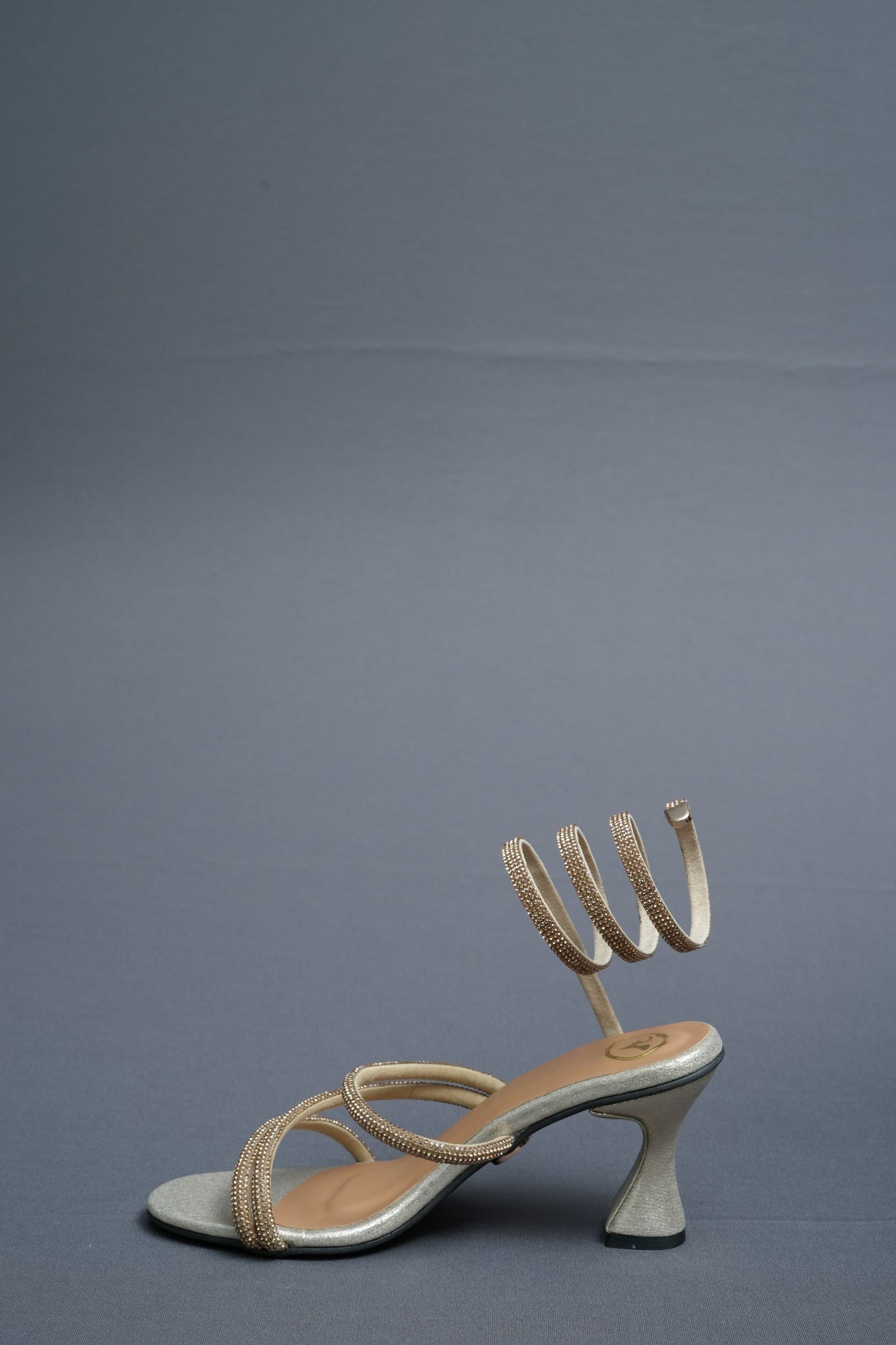 Champagne Gold Spring Heel Sandal