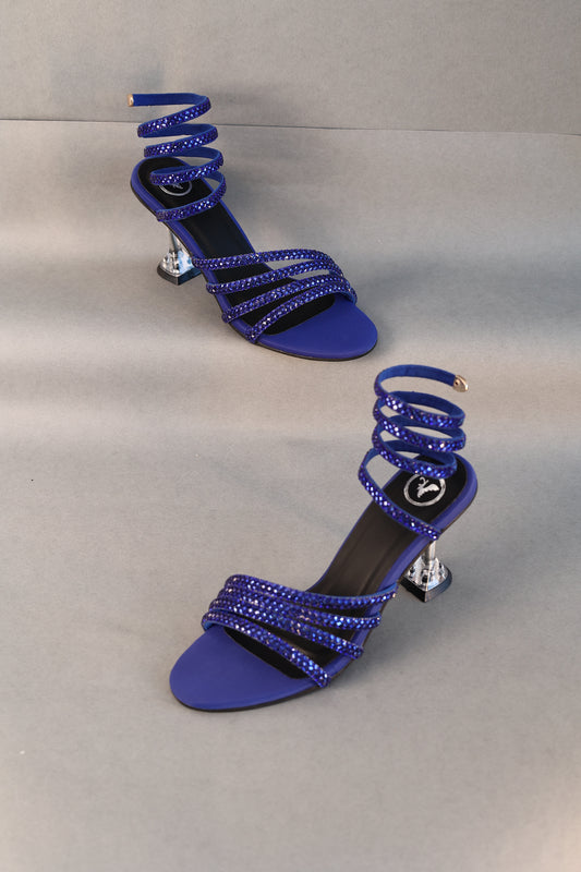 Blue Spring Heel Sandal