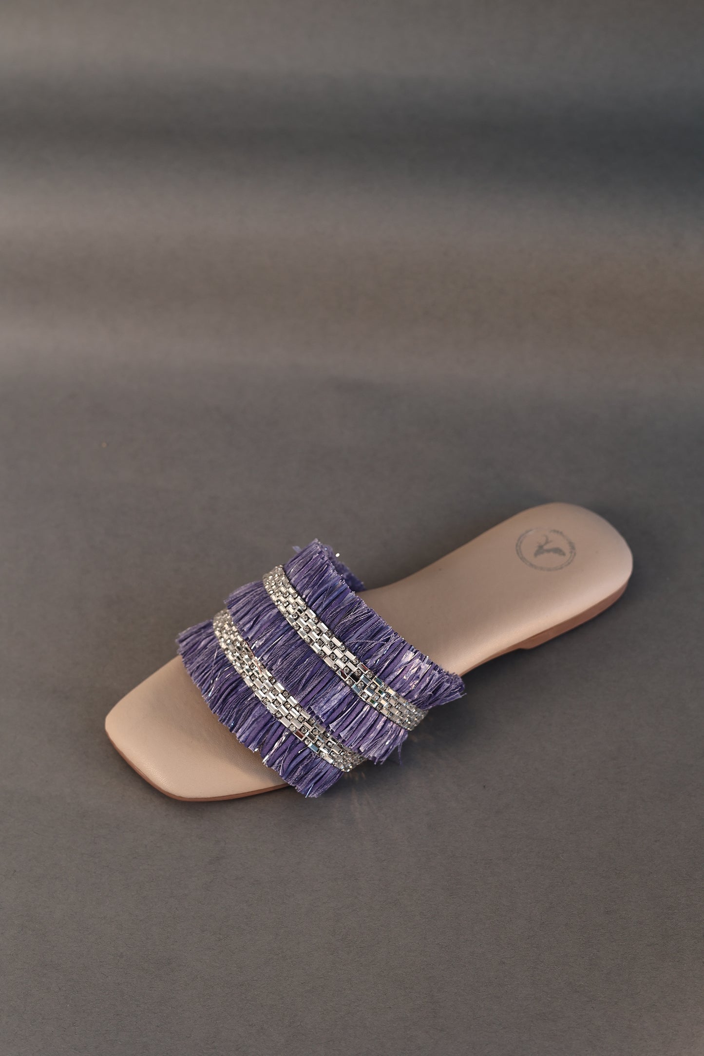 Lylac Frill Sliders Flat Sandal