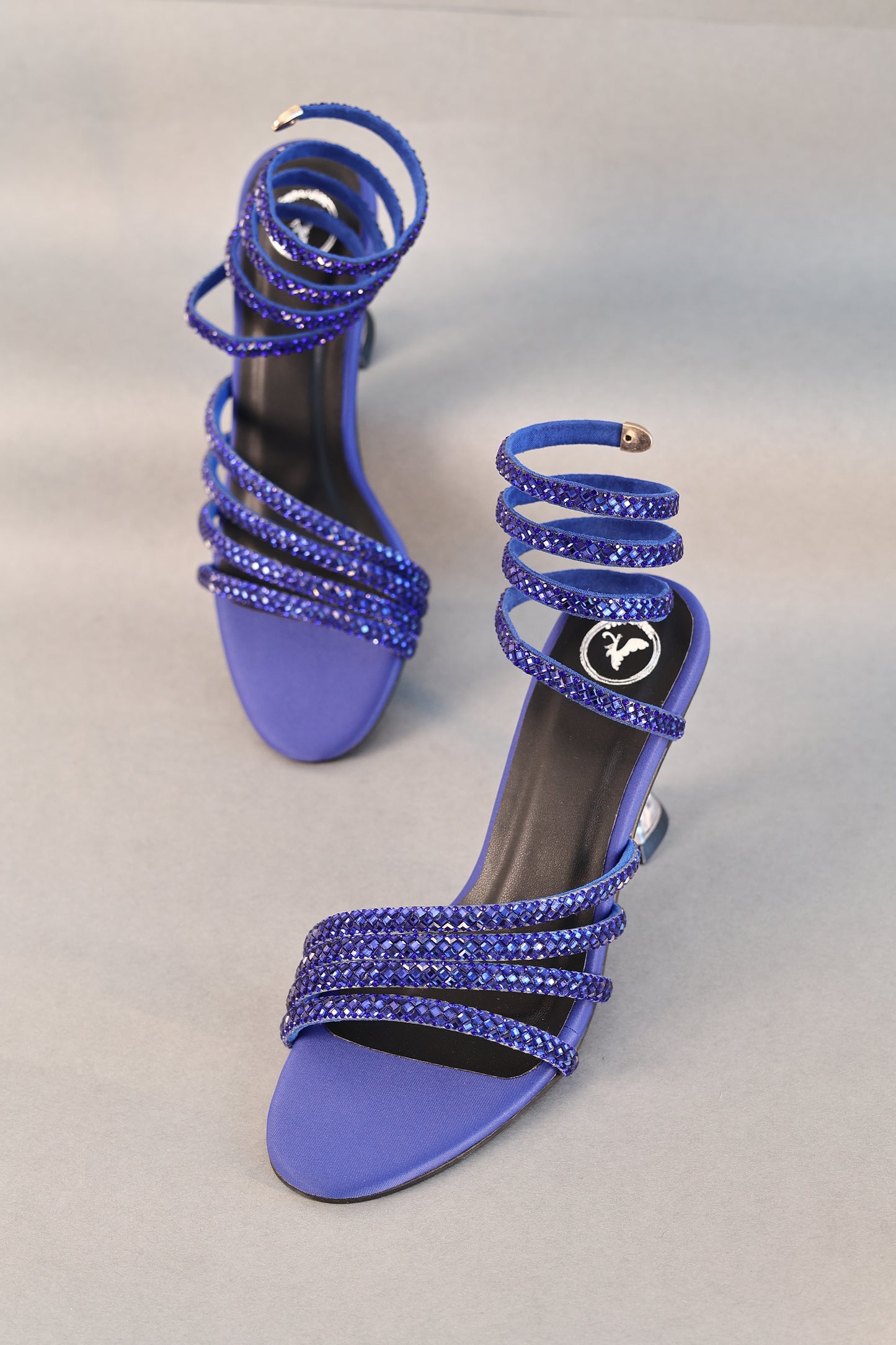 Blue Spring Heel Sandal