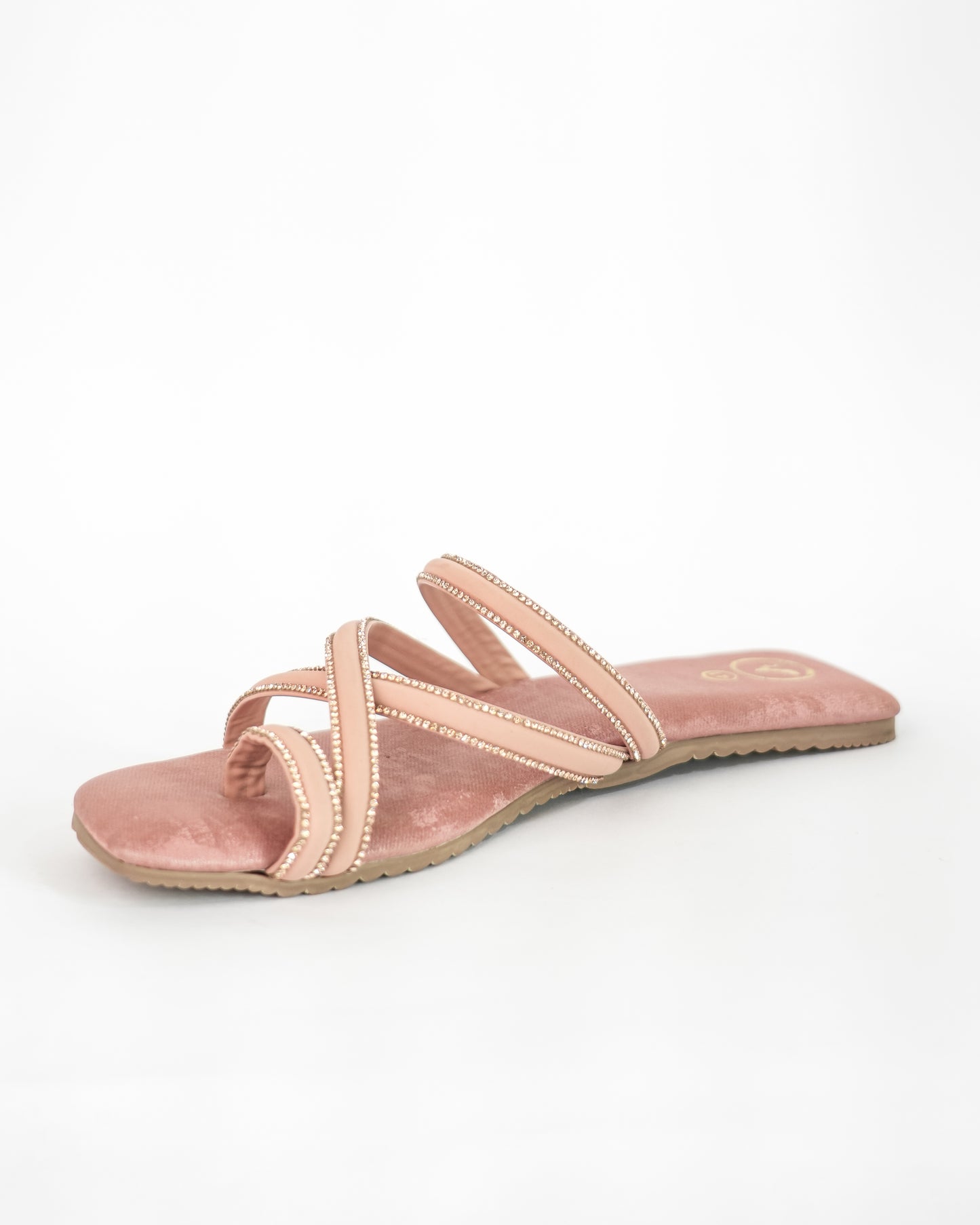 Pink Open Toe Slip-on closure Asha  Flats