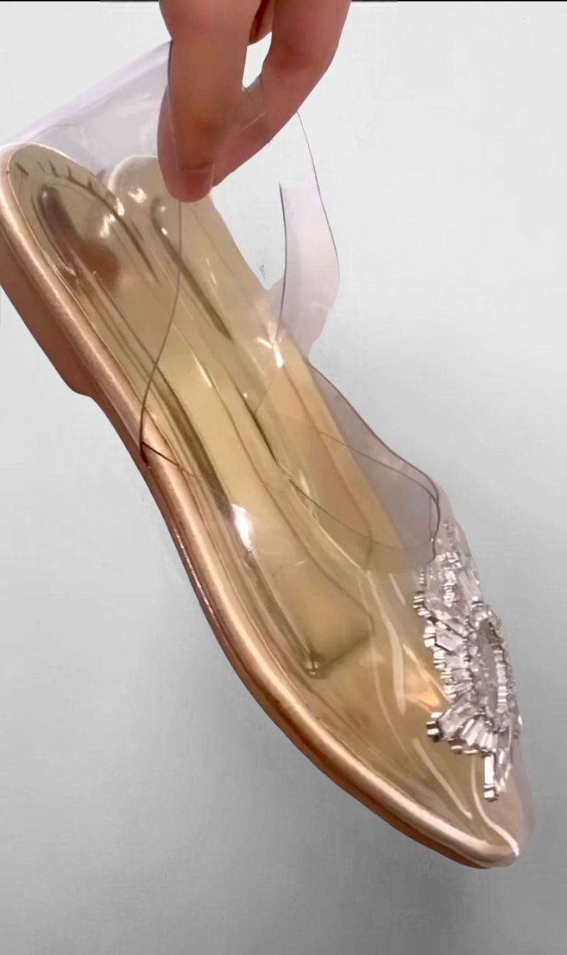 Gold Balle Star Jooties Sandals