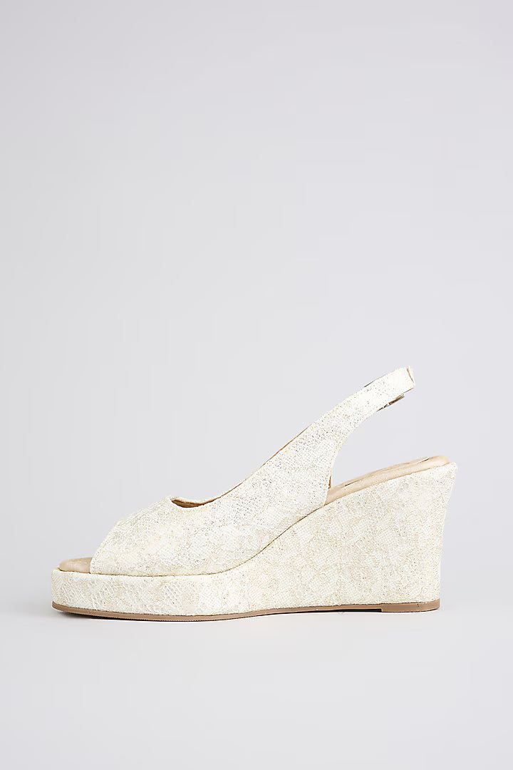 Gold Peeptos Wedge