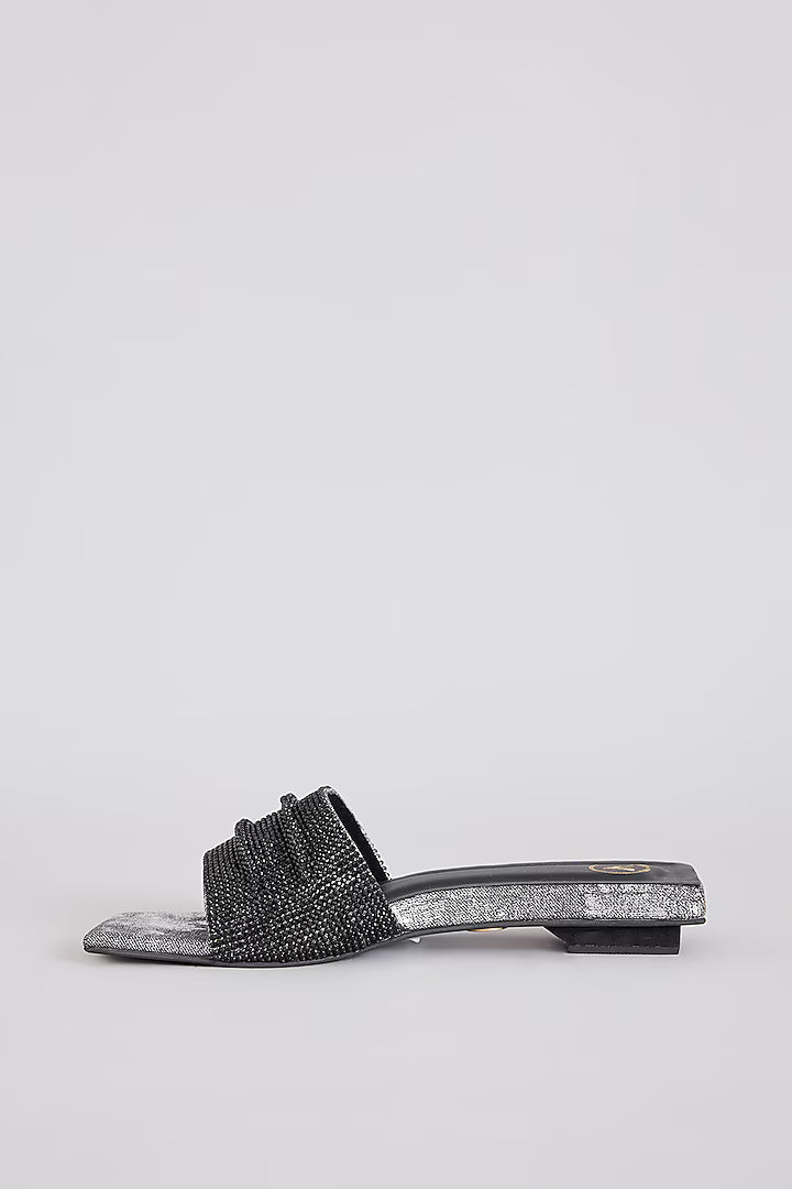 Jia Square Black Half Heel