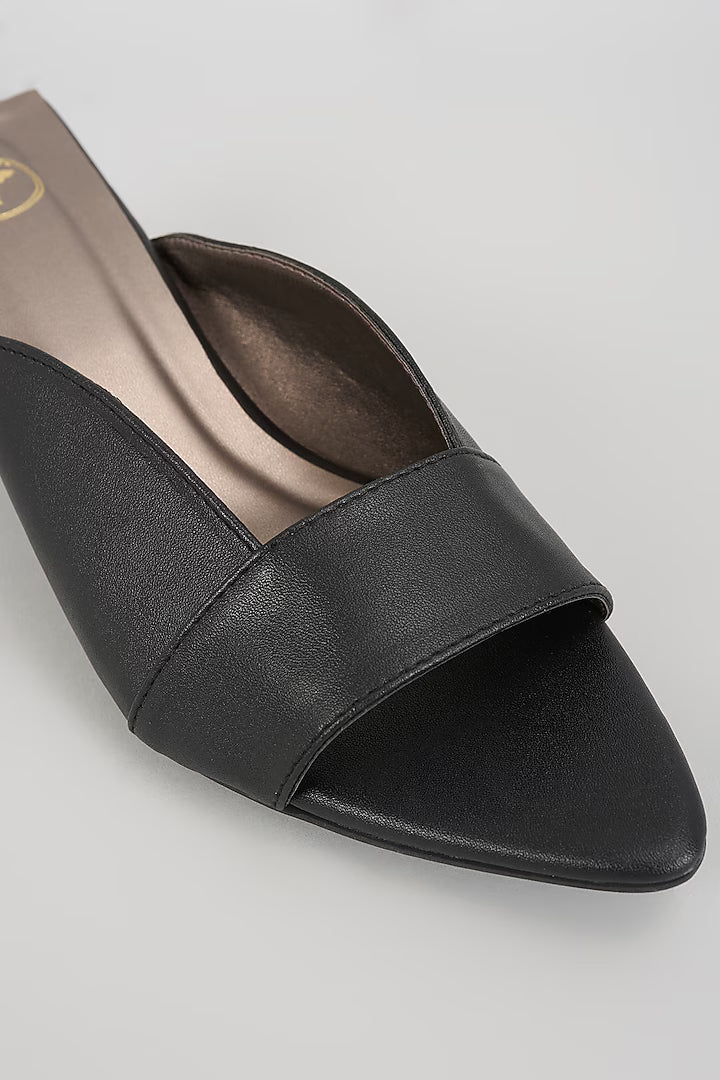 Zara Black Kitten Heel