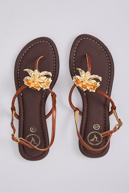 Zeno Brown Baby Wedge