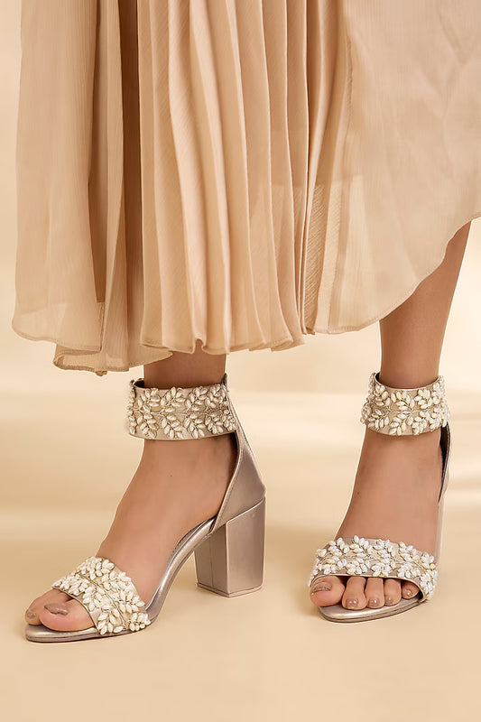 Swadesh Moti Gold Heel [Socks Gold]