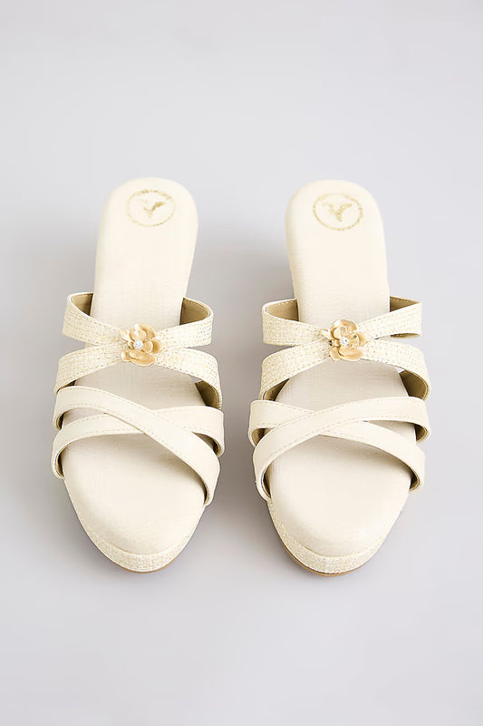 Ivory Petal Wedge