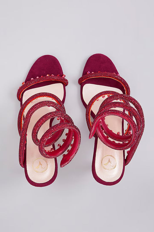 Red Panther With Work Heel